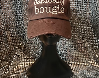 Women’s Brown Vintage Hat Fun Baseball Distressed Cotton Casual Trendy Minimalist Football Dad Workout Cap College Girl Birthday Bridal Gift