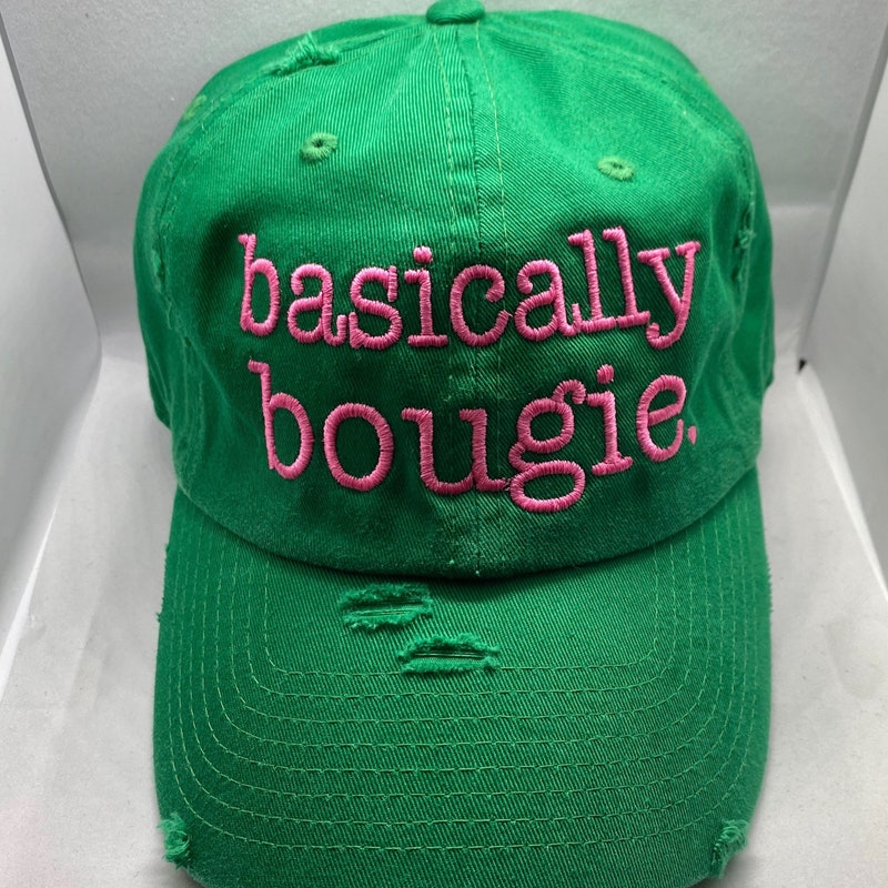 AKA Green Sorority Hat Baseball Bougie College Crossing HBCU Sorority Casual Summer Fun Gym Women Cap Pink Brunch  Graduation Gift Vacation