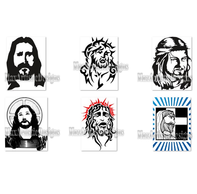 55+ Jesus Christ and Cross Cnc Vector Religious Frames Dxf Cdr Svg ...