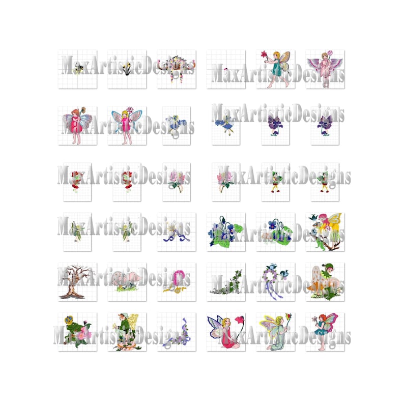 360+ Fairy Patterns for Embroidery Machine in Pes Jef Format - Download ...