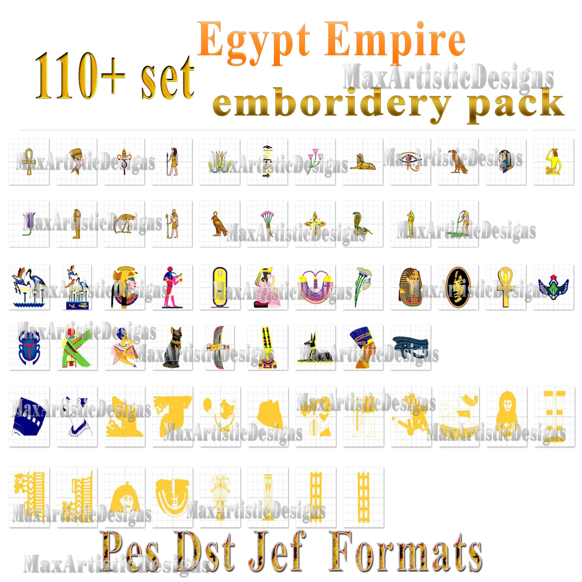 Hieroglyphs alphabet - Etsy 日本