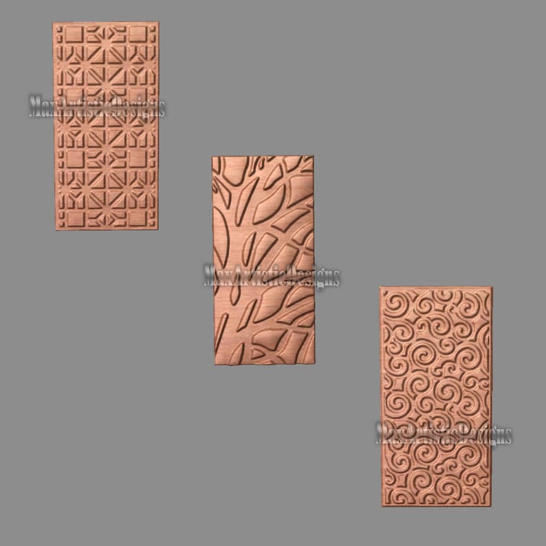 24 Fabrication Door Panels 3d Stl Models Set for Cnc Router Machines ...