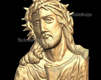 7 Christ Religious 3d stl files for Cnc Router engraving machines - Digital Download