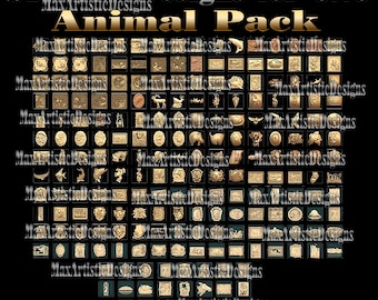 210 + 3d stl models - animal collection for cnc relief machines wood carving - Download