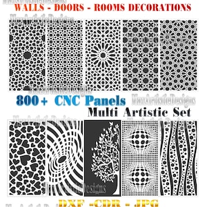 800+ dxf cdr deco panels file ready for cnc laser plasma, water jet, plasma router -Download