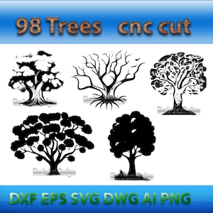 95+ Forest Tree SVG Bundle. Laser Cut CNC Models - Download