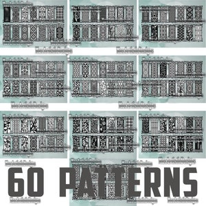 55+ cnc vectors  plants & trees deco art panel dxf files for plasma router, laser cut -Download