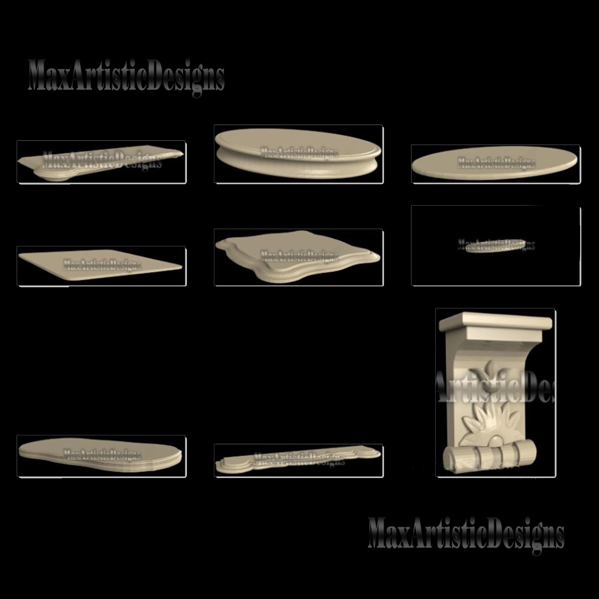 30+ Table 3D STL Models Art for CNC Router & 3D Printer - Download ...