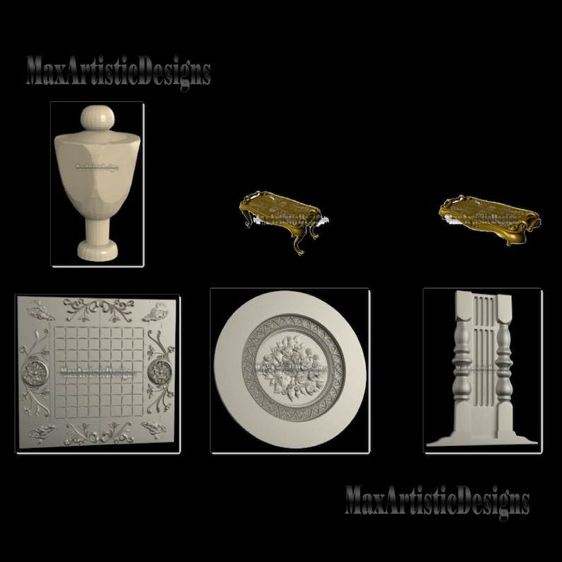 30+ Table 3D STL Models Art for CNC Router & 3D Printer - Download - Etsy