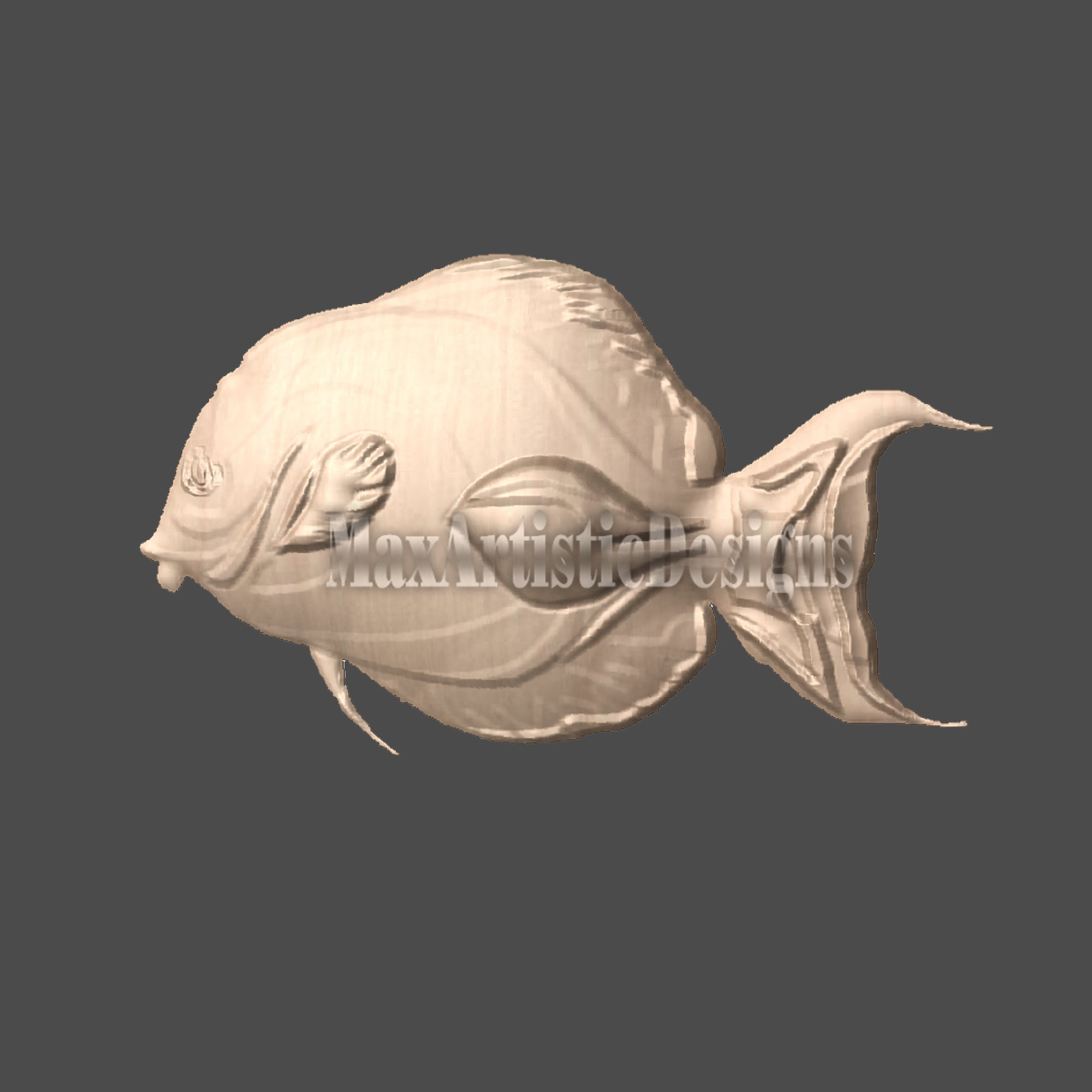 10 Tropical Fish 3D STL Files for CNC Router & 3D Printer - Download - Etsy