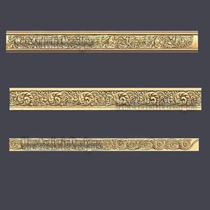27 Horizontal Frieze 3D STL Models for CNC Carving Decor - Download image 5