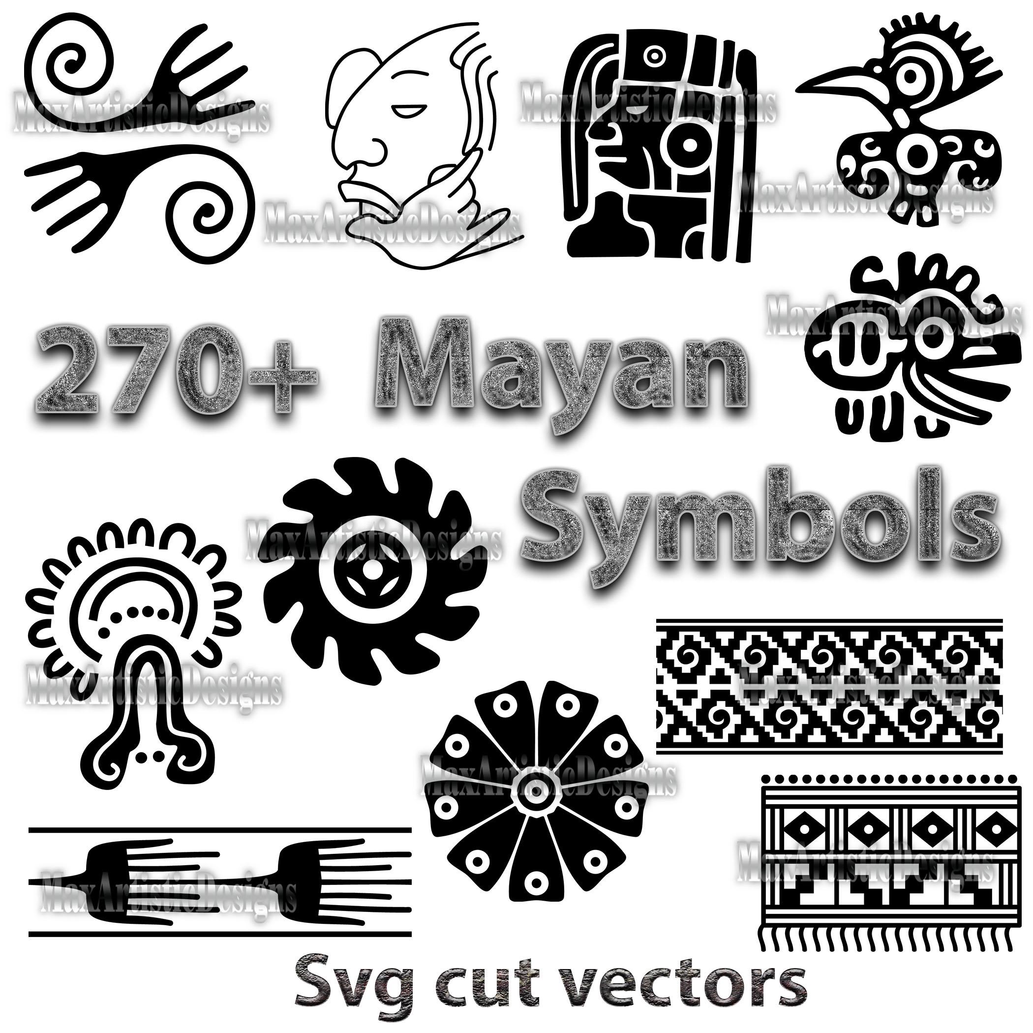 Mayan Symbols - Etsy, image size:2100x2100