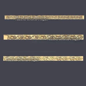 27 Horizontal Frieze 3D STL Models for CNC Carving Decor - Download image 8