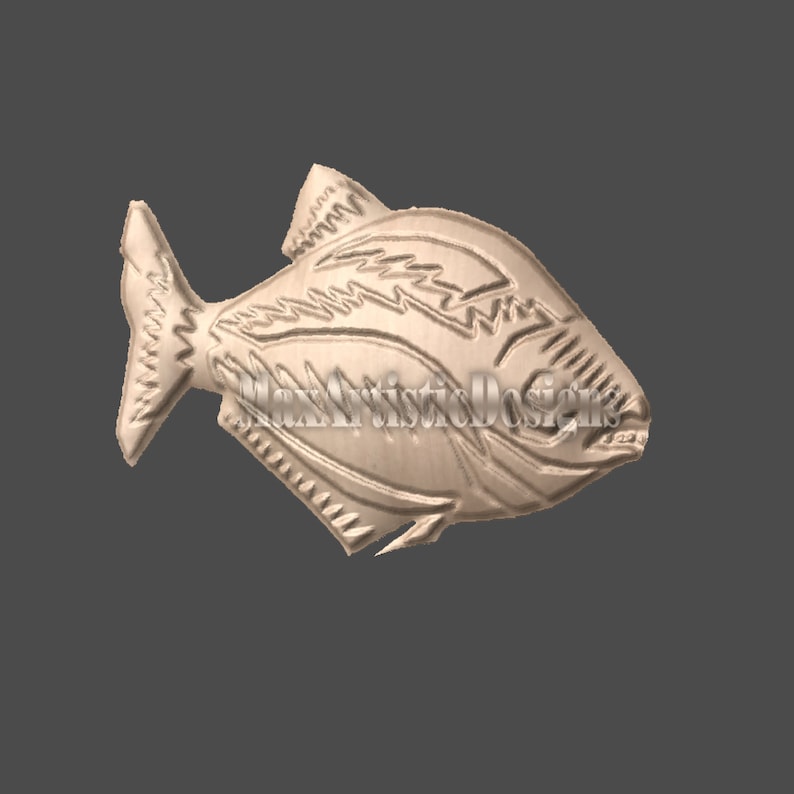 10 Tropical Fish 3D STL Files for CNC Router & 3D Printer - Download - Etsy