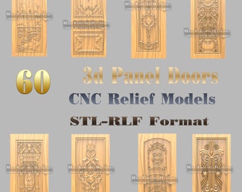 58+ CNC Engraving Designs for Wooden Doors - ArtCAM 3D STL & RLF File - Download