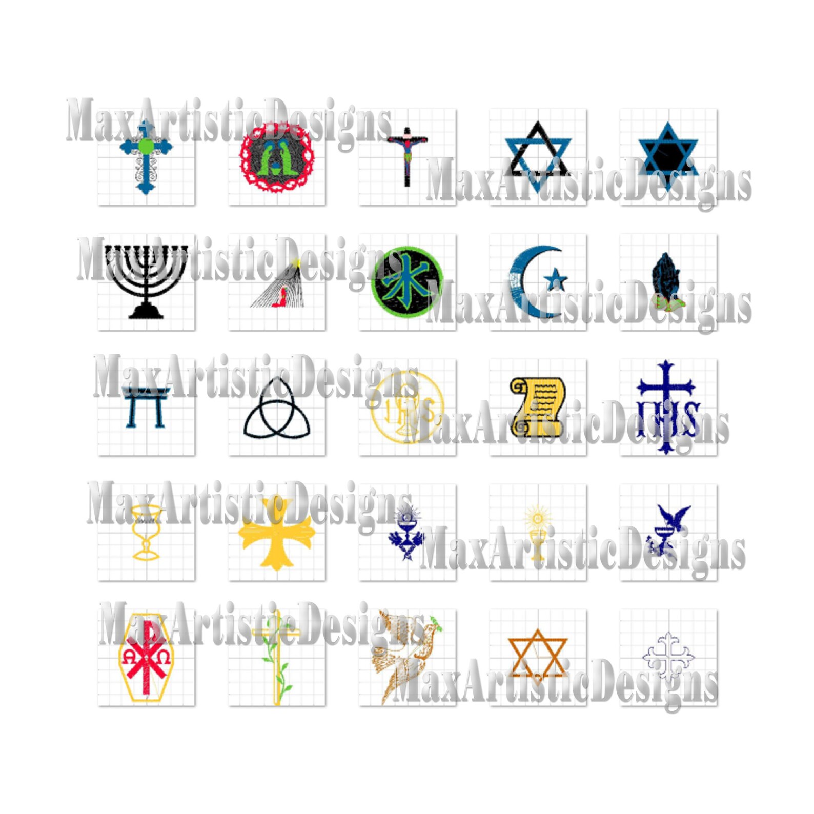 260+ Religious Decor Embroidery Machine Designs in Pes Exp Format ...