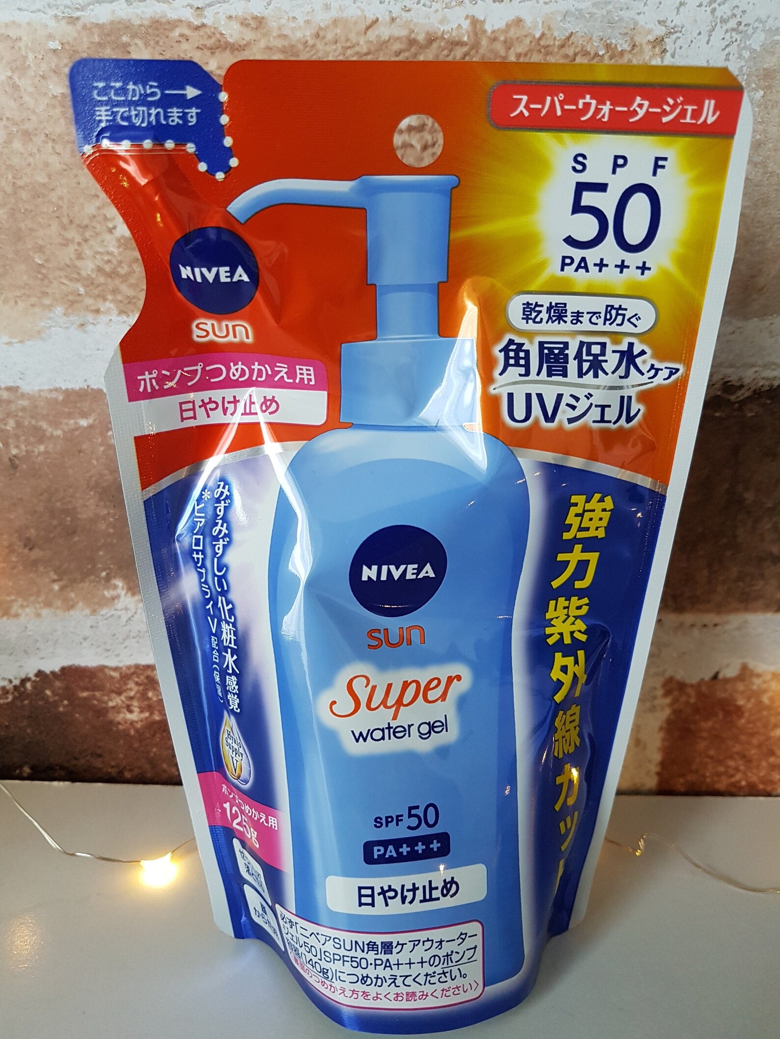 nivea sun protect super water gel spf50 pa