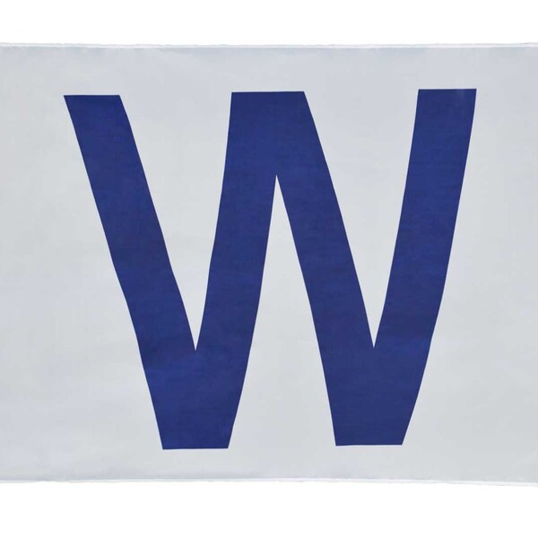 3x5FT Chicago Baseball Win "W" flag White and Blue Fly The W Wrigley