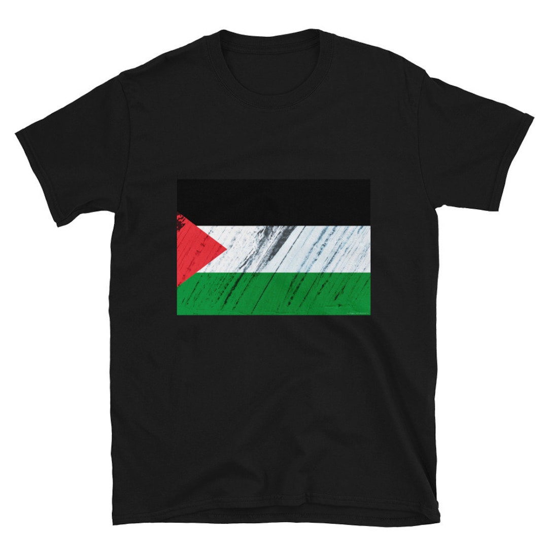 Palestine Flag Products - Sustainably Made Unisex T-shirt Palestine 1948