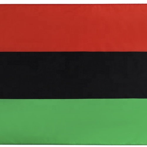 RGB Wristband – Pan African Flag Colors Silicone Bracelet (Rep.Brand)