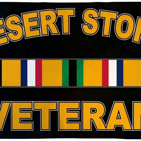 Durable 3x5FT Desert Storm Veteran Military Flag 100D Polyester USA American