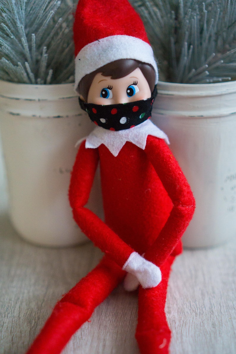 Elf on the Shelf Mask Etsy