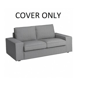 Details about   Ikea KIVIK LOVESEAT COVER for 2 seat sofa Orrsta light gray Slipcover 90278668 
