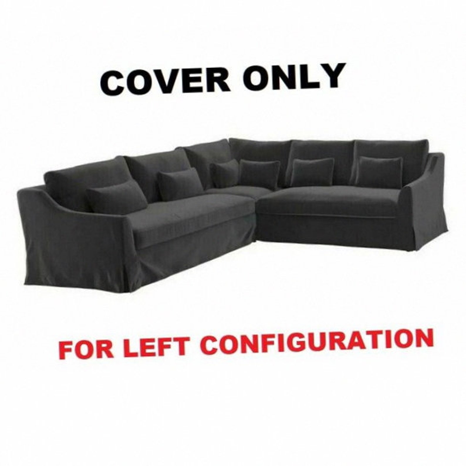 IKEA FARLOV Sectional Cover LEFT Configuration 5seat sofa Etsy