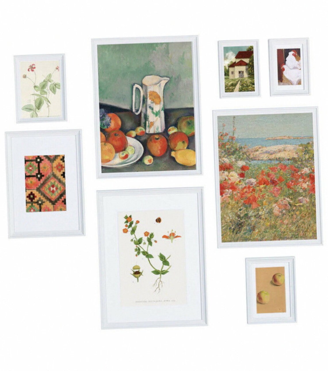 IKEA KNOPPANG Frame With Poster set of 8 Countryside Living Etsy