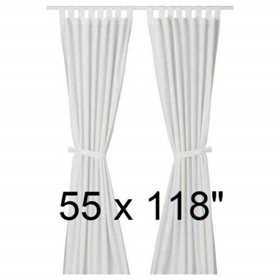 Ikea Lenda Curtains 55x118 With Tie Backs 1 Pair 2 Australia Ikea Lenda Curtains 55x118 With Tie, Linen Curtains Ikea Australia