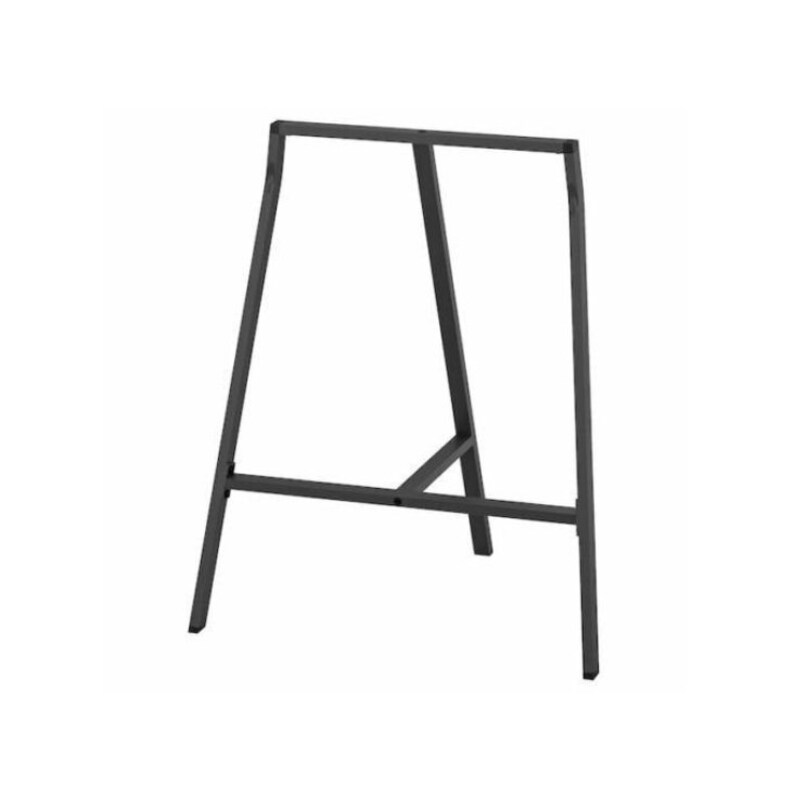 IKEA LERBERG Trestle Gray Table Legs Desk Steel Leg Etsy