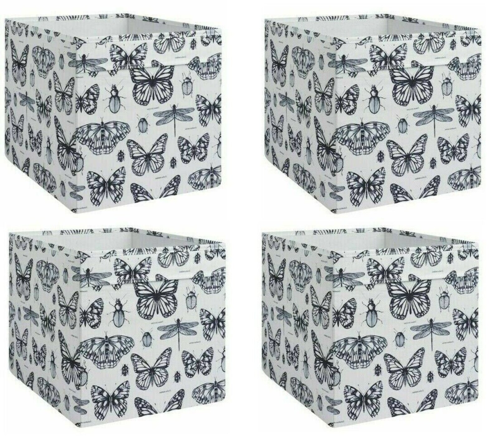 Set of 4 IKEA DRONA Storage Box Fits Kallax Expedit Butterfly Etsy