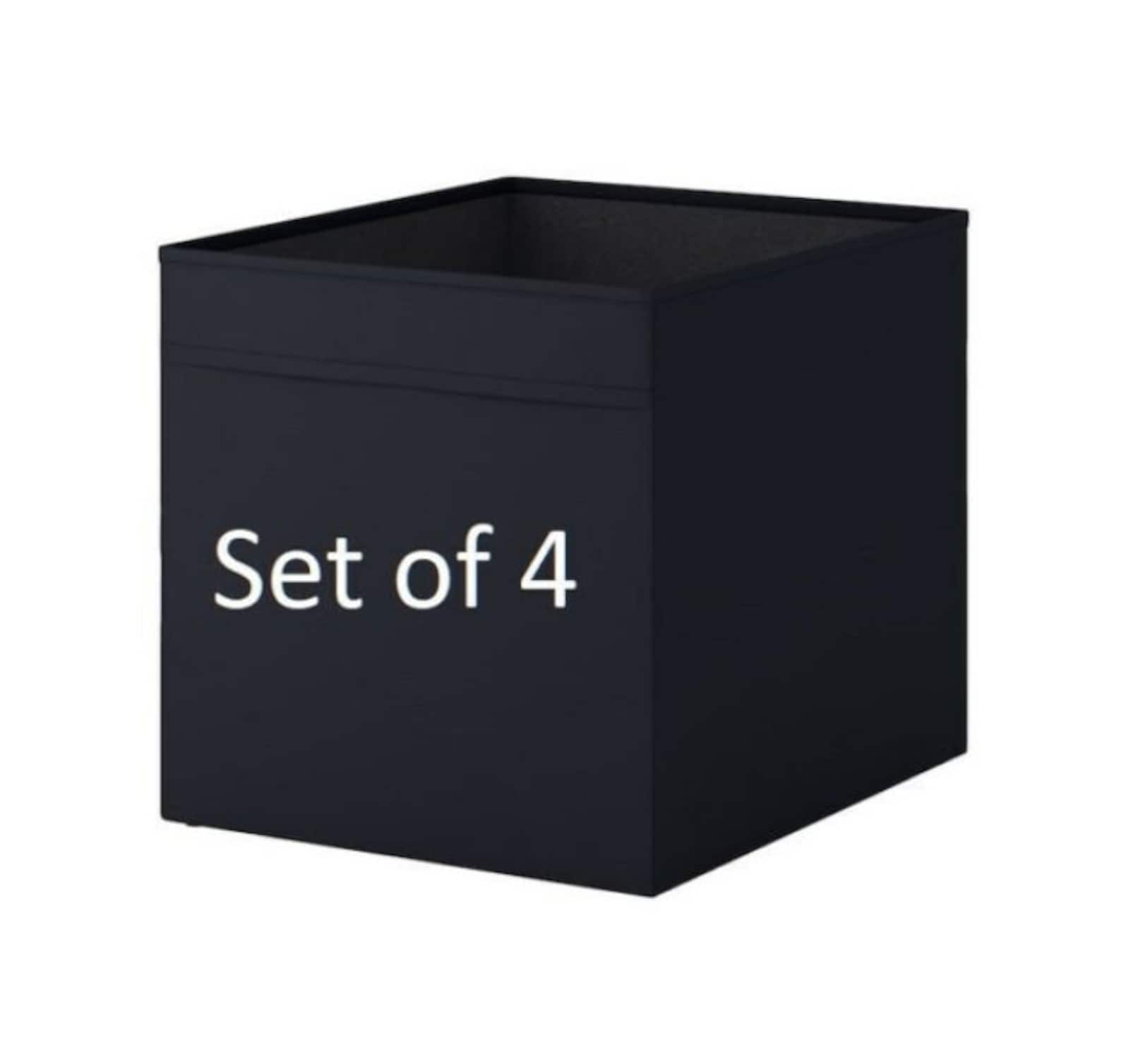 Set of 4 IKEA DRONA Storage Box fits Kallax Expedit Etsy