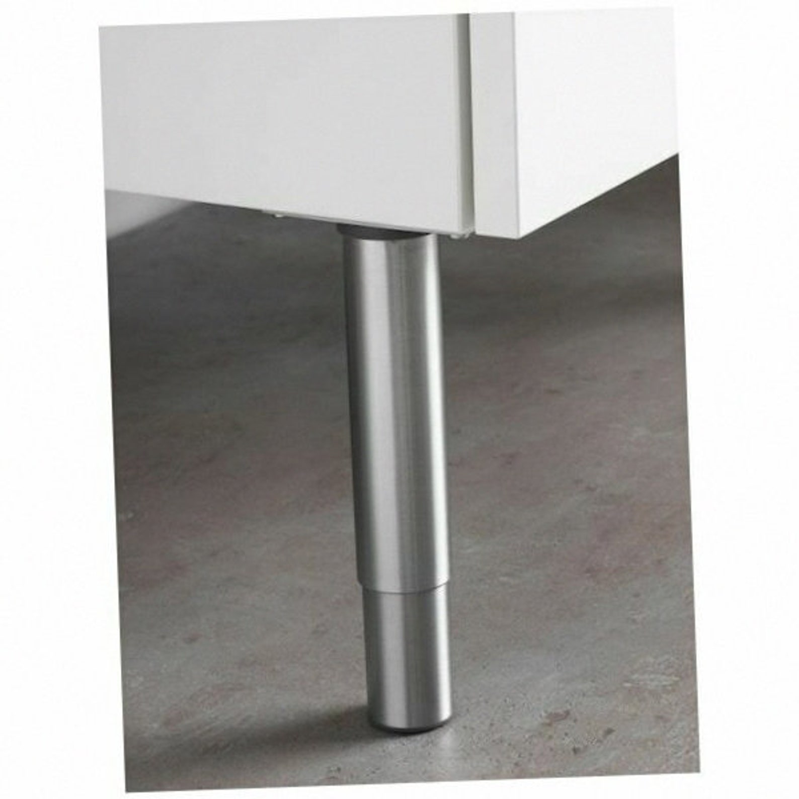 Set of 4 IKEA Legs Stainless Steel Adjustable Feet Etsy