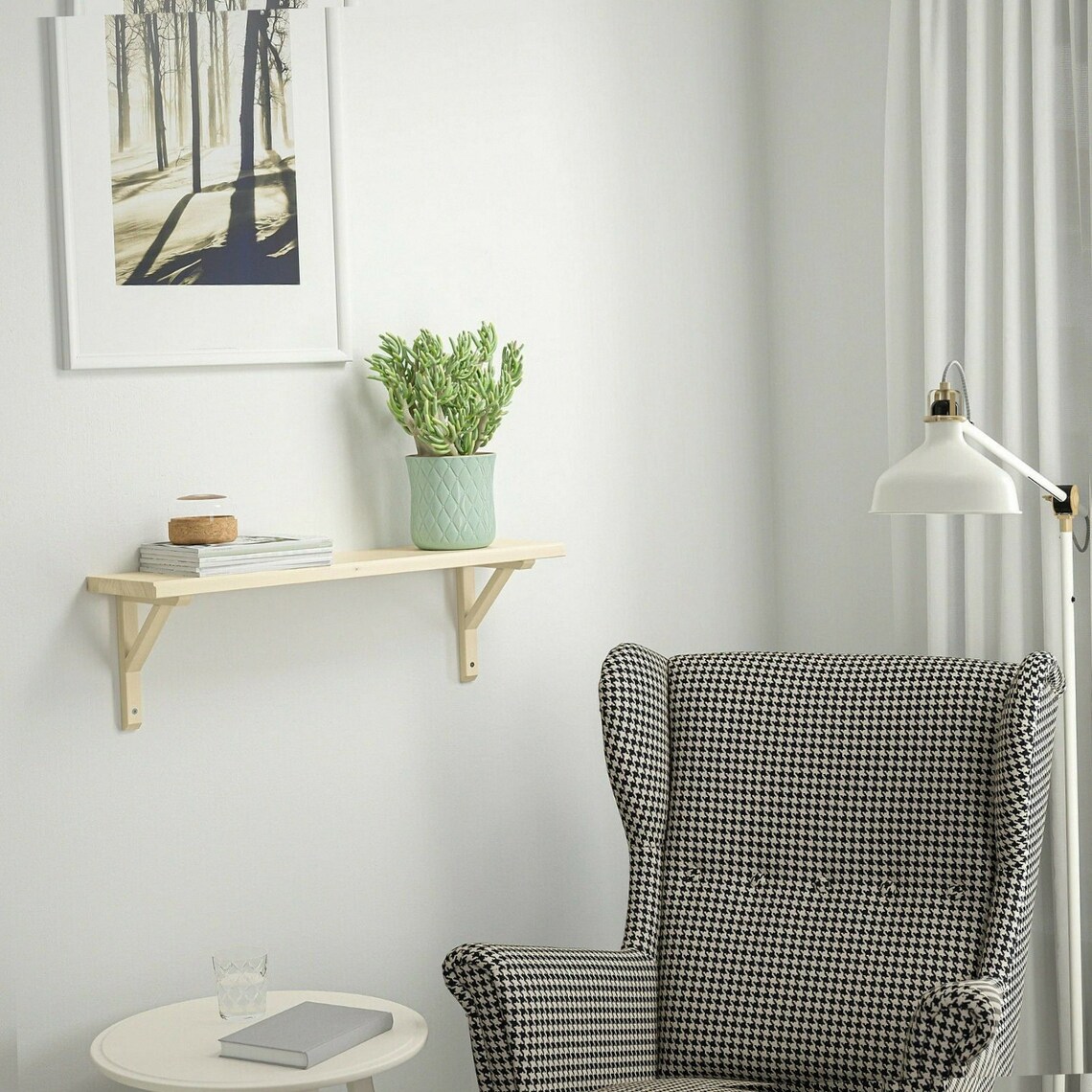 IKEA SANDSHULT set of 2 Brackets for Wall Shelf Support 7x8 Etsy