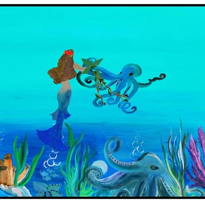 36 PNG Watercolour Underwater Fairy Clipart, Ocean Aqua Fairy Clip