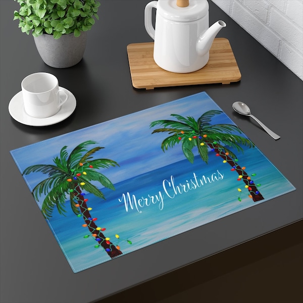 Palm Tree Placemats Etsy
