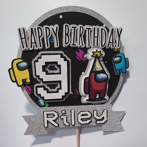 3D Among Us Cake Topper Crewmate Cake Topper Among Party | Etsy