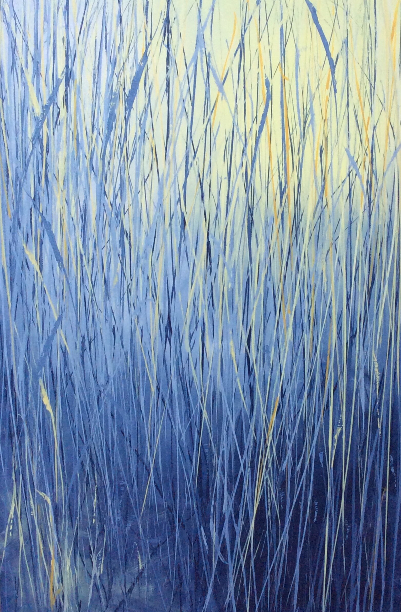 Reeds Abstract Acrylic on canvas 60 x 40 Etsy
