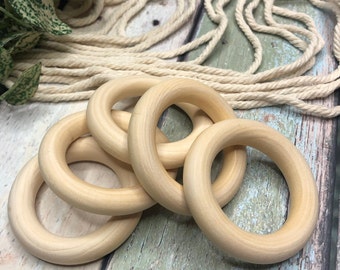 3 Inch Wooden Ring SECONDS