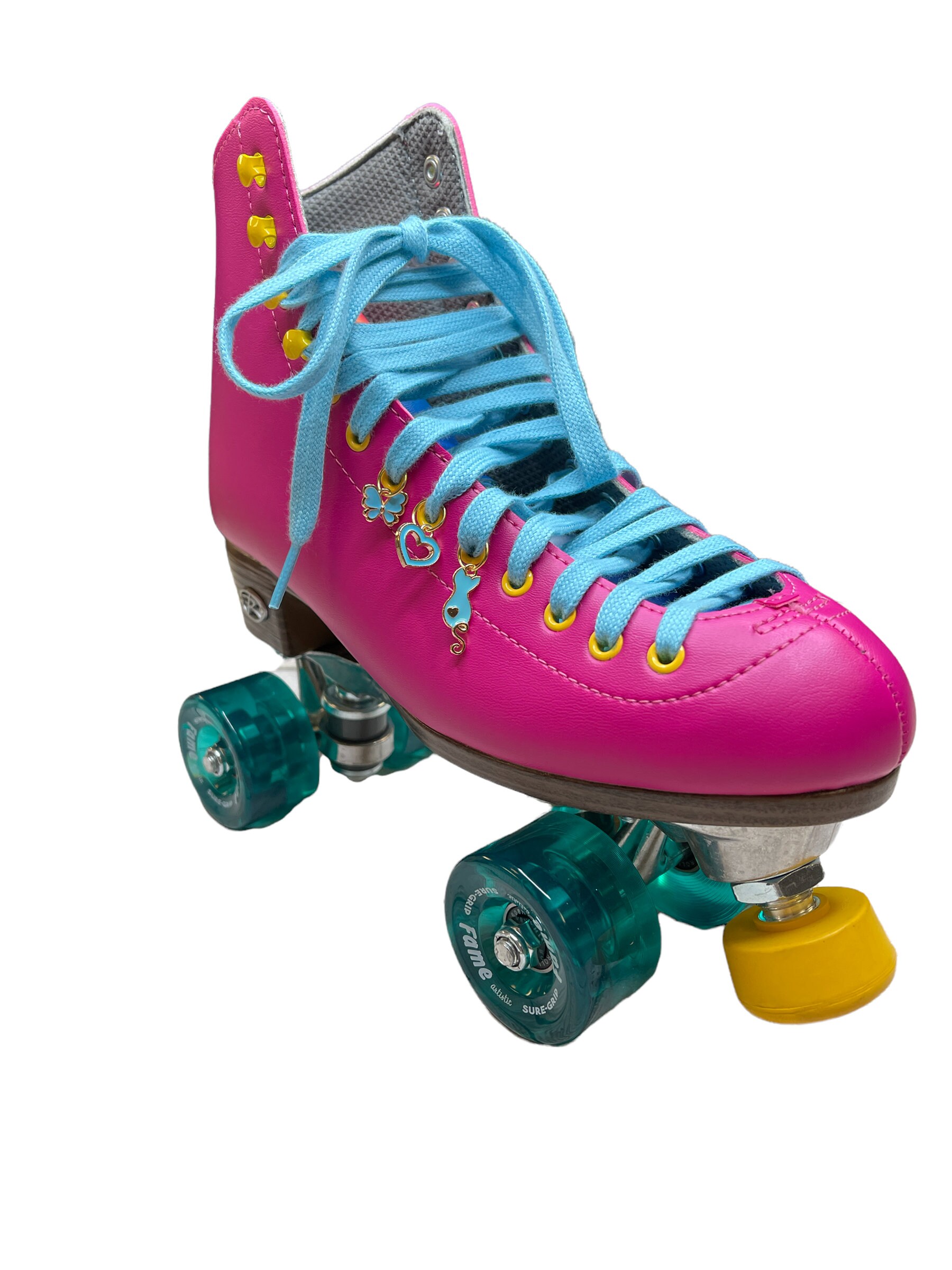 Roller Skate Charms 3piece Shoelace Charms Bracelet Charms Etsy