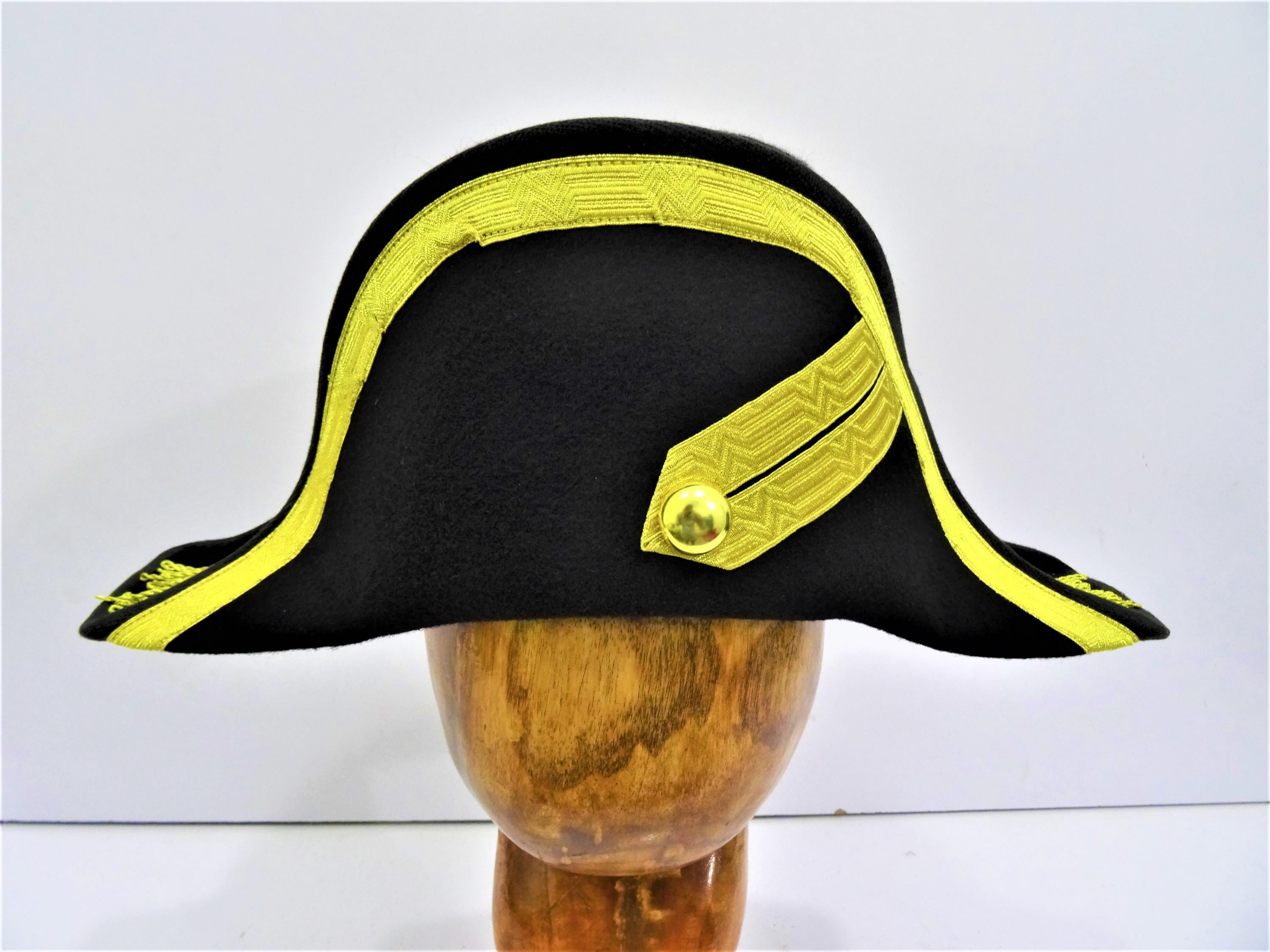 Halloween Napoleon Bonaparte French Captain Colonial English Hat