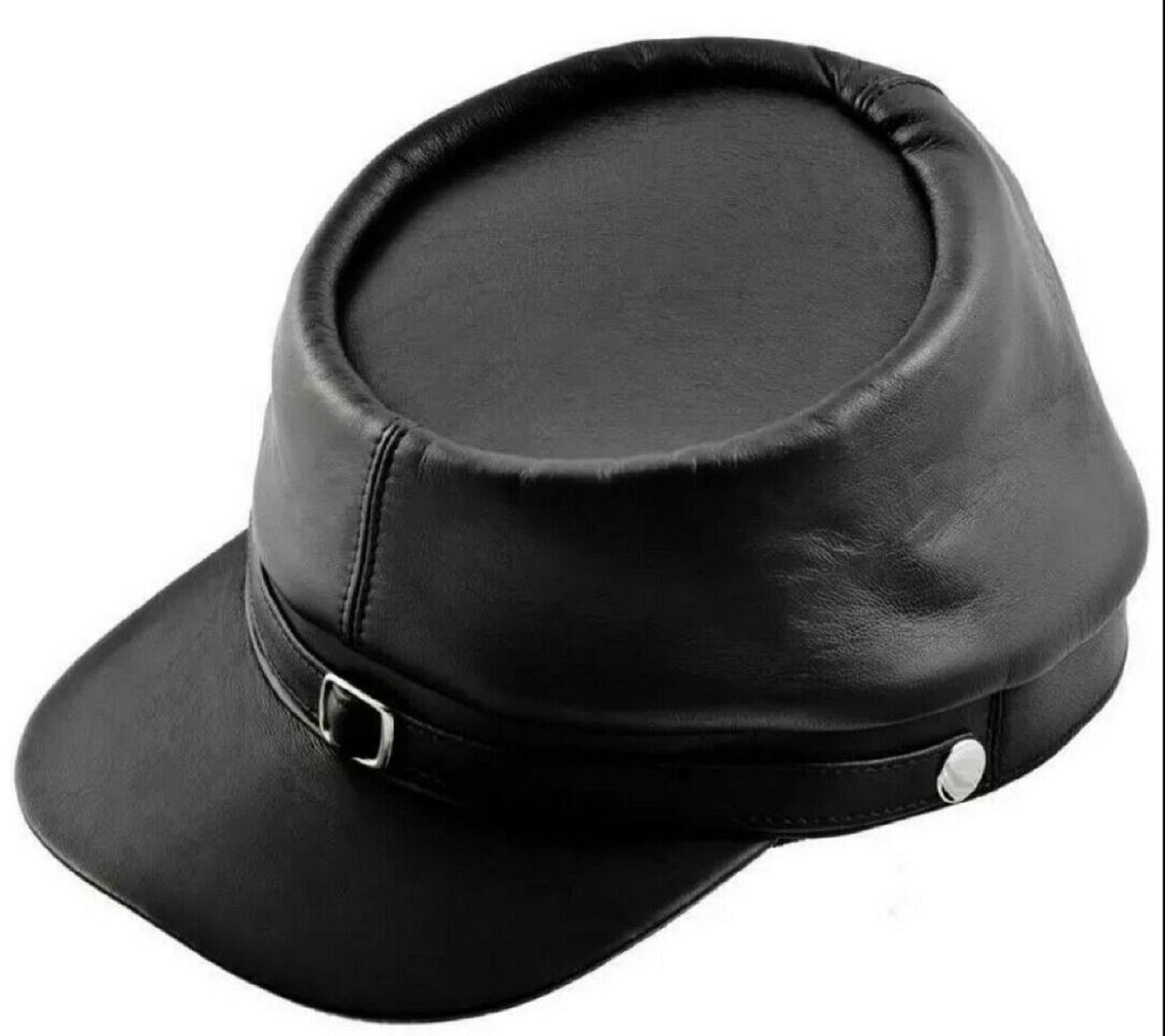 leather kepi