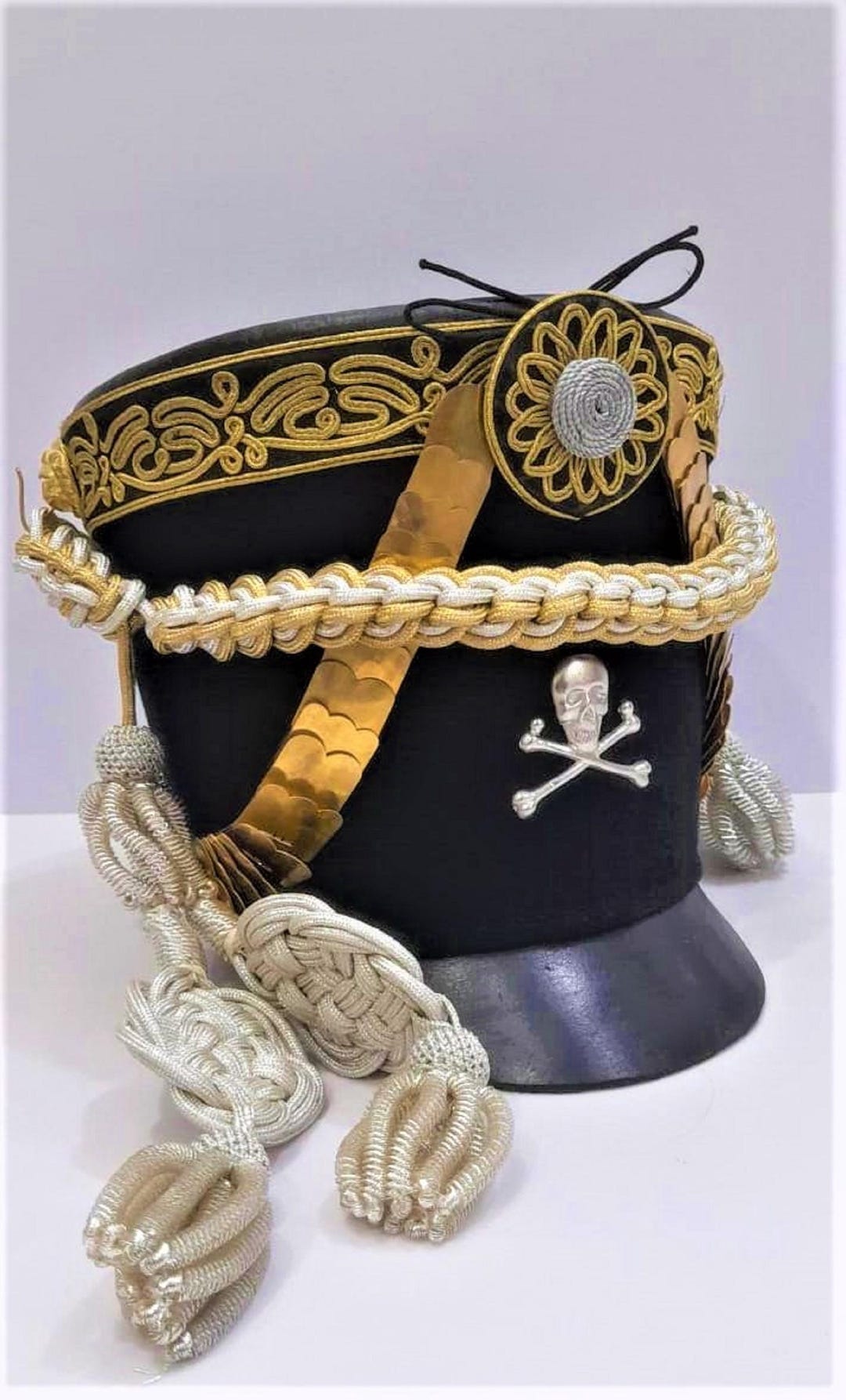 Ｆフランス軍＊１８８４年型シャコ帽章①（実物） S＆Graf / 【1887】旧日本軍. 明治十九年式軍帽[将官](Ⅱ型)