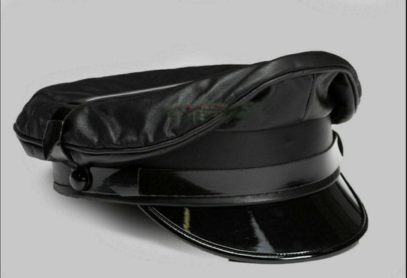 Finest Soft Real Leather Biker muir Cap Hat Etsy Sweden