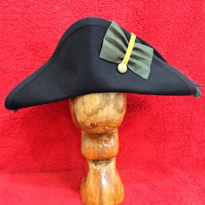 Hand Crafted Fur Felt Revolutionary War Hessian Cocked Hat