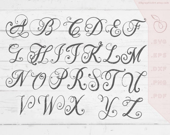 fancy letter a fonts