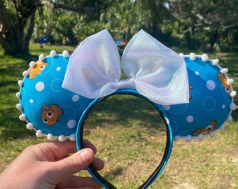 Mouse ears - Nemo - Disney Mickey ears - one of a kind - Disney world - magic kingdom - Epcot - Disney lover - Disney - finding Nemo