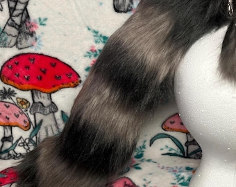 Coda di procione Kemonomimi per costumi e cosplay