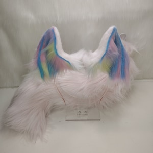 Kemonomimi Pink Pastel Cat Set for Cosplay and Costume